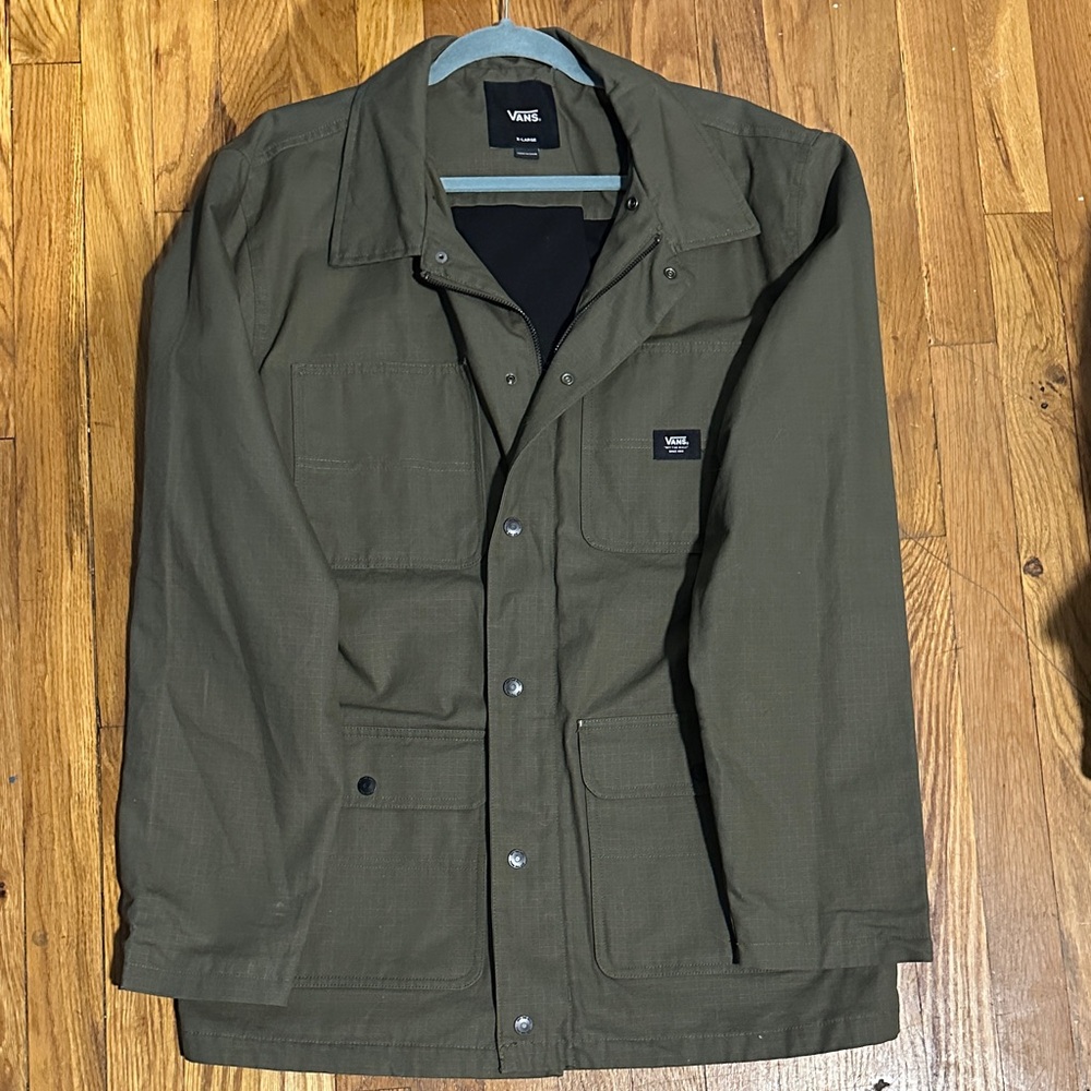 Vans Military Field Jacket in Olive Green
